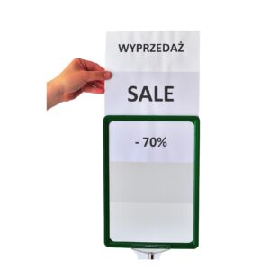 Kieszeń U do ramki plastikowej