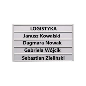 Tabliczka przydrzwiowa modułowa 19 mm