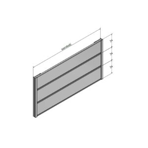 Tabliczka przydrzwiowa modułowa 34 mm