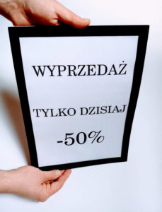 Ramka informacyjna samoprzylepna