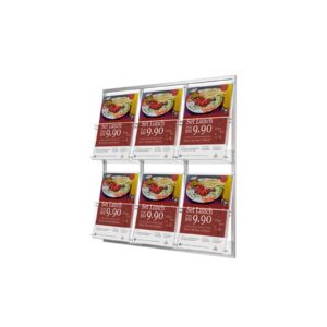 Wieszak na ulotki 6xA4