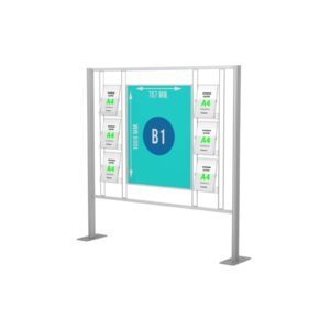 Ścianka prezentacyjna na plakat B1 i ulotki A4