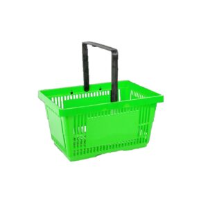 Koszyk sklepowy 22l z pojedynczą rączką