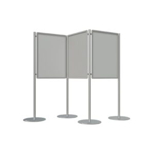 Ścianka wystawiennicza plenerowa z tablicami