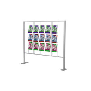 Stojak ścianka na ulotki 15xA4