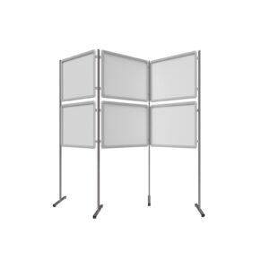 Ścianka wystawiennicza piętrowa pozioma ruchoma