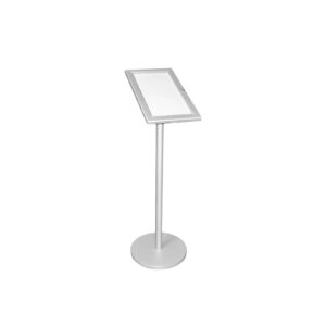 Stojak z gablotą na menu