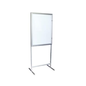 Stojak z gablotą magnetyczną